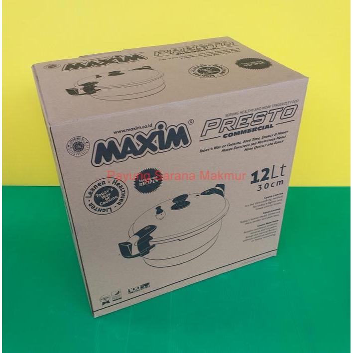PRESTO MAXIM 12 LITER / MAXIM PRESTO BESAR / PRESTO MAXIM 30 CM