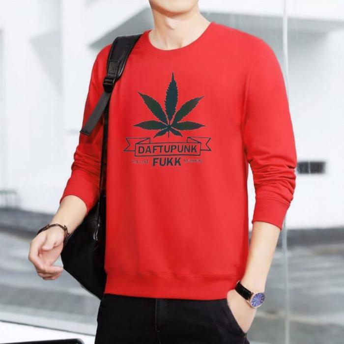 League - Baju lengan panjang pria DAFTUPUNK Kaos Distro Keren Trendy Kaos Terbaru dan Gaul kekinian