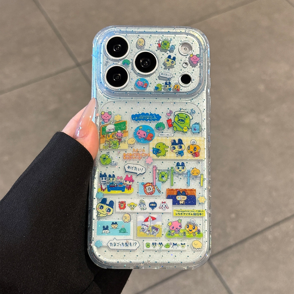 Antijatuh Tamagotchi Polkadot Casing Hp VIVO Y05 V70 FE V60 Lite Y400 Y29 V50 V40 Lite Y20S V30 Pro 