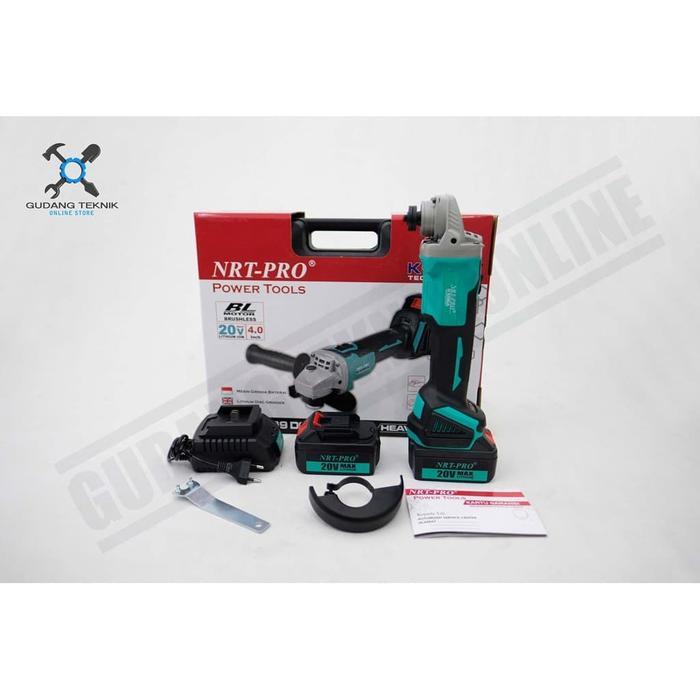 Gerinda Cordless Anggle Grinder NRT PRO TG 99 DC - Gerinda Baterai NRT PRO TG99 DC