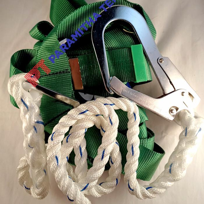 Safety Belt Full Body Harness Single Big Hook Sabuk Pengaman Gcl Asli Co