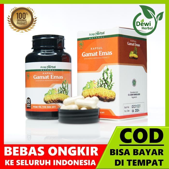 OBAT HERBAL TB KELENJAR / TB KELENJAR GETAH BENING - KAPSUL GAMAT EMAS