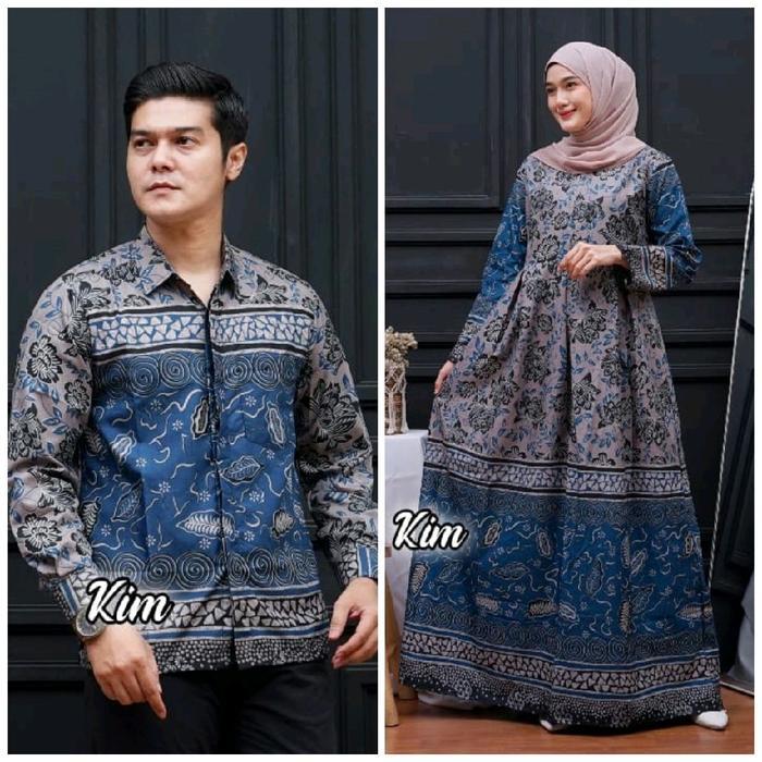 PREMIUM Baju Lebaran Couple Gamis Couple Suami Istri Sarimbit Lebaran 2026