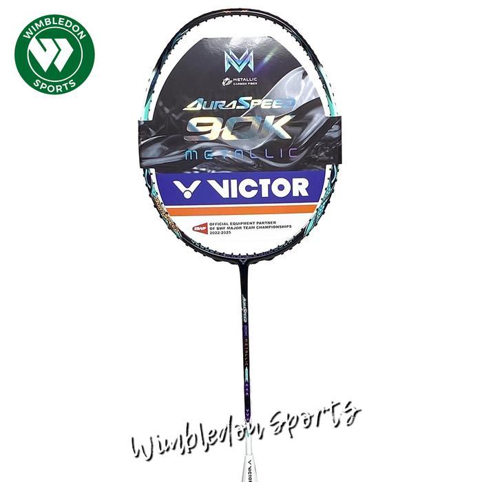Raket Badminton Victor Auraspeed 90K Metallic / Raket Victor Ars90K Metallic