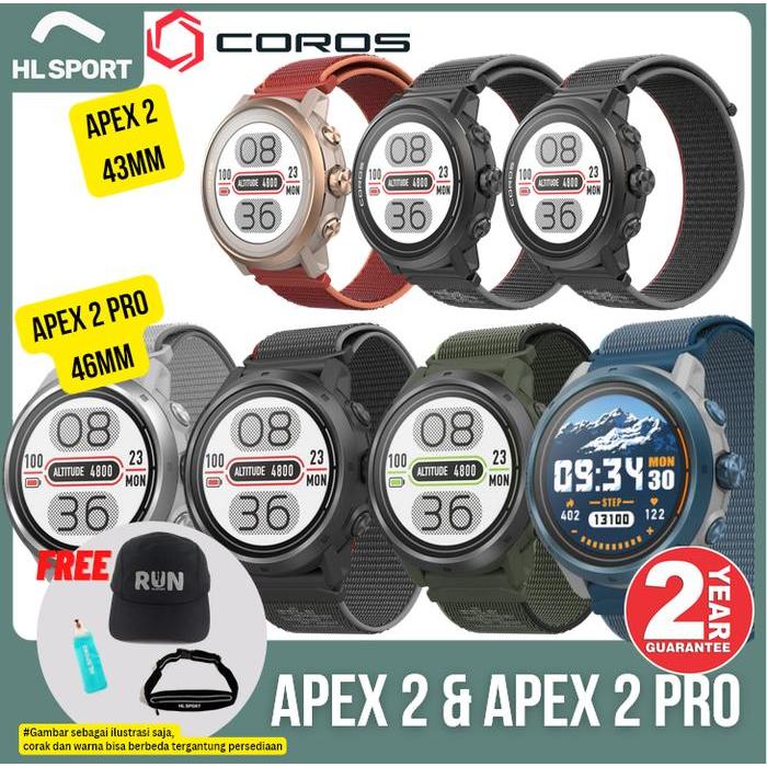 Bintaro Coros Apex 2 / Apex 2 Pro Jam Gps Outdoor Garansi Resmi