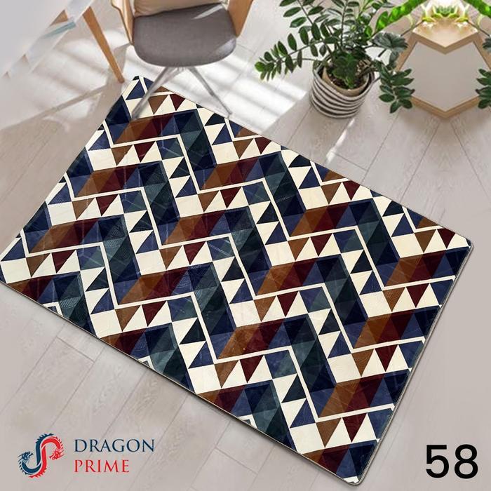 PR0M0 [Red D] Karpet 140x190 Busa Malaysia - Dragon part 2, Flor & Cendrawasi Collections G00D