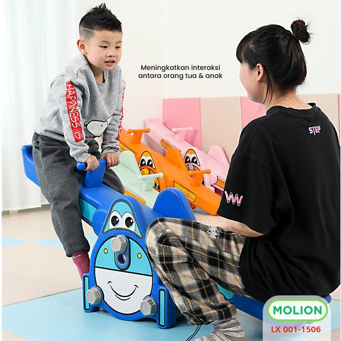 MOLION SNI MAINAN JUNGKAT JUNGKIT ANAK KUDA SEESAW PROSOTAN PESAWAT PLASTIK JUNGKAT-JUNGKIT