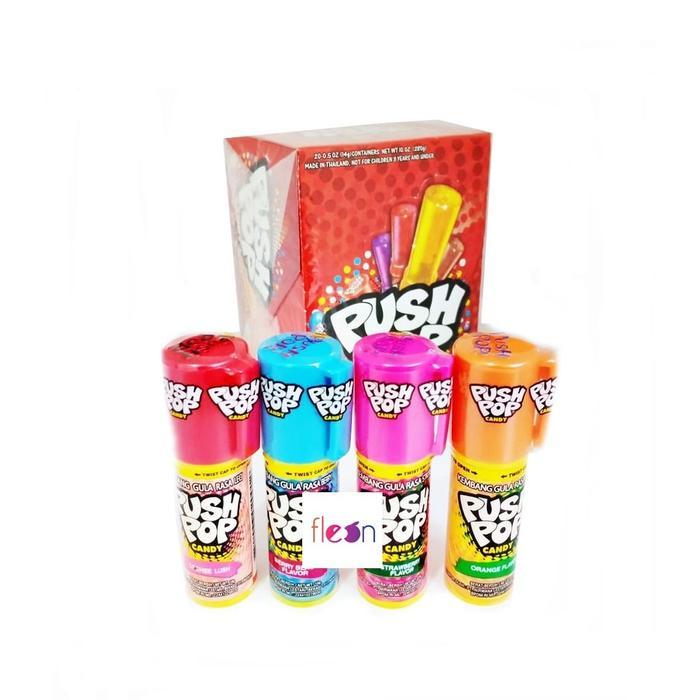 PERMEN PUSH POP / LIPSTIK / LIPSTICK (ISI 20 PCS)