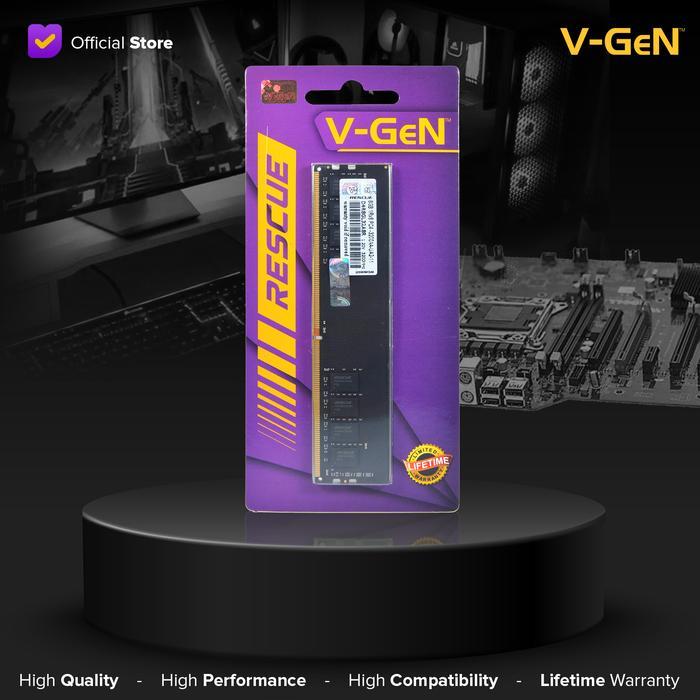 Ddr4 8Gb Pc-25600 3200Mhz Ram Pc Komputer Longdimm V-Gen 8 Gb 3200 Mhz