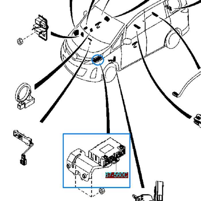 Modul BCM Mazda Biante Skayctiv I Stop