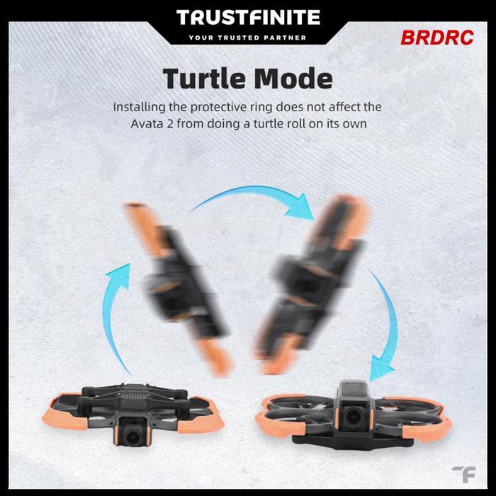 Brdrc Protective Ring Dji Avata 2 / Bumper Guard Dji Avata 2 / Propeller Guard Dji Avata 2