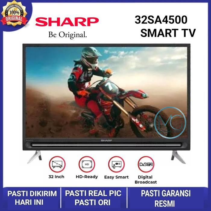 TV LED SHARP 32 INCH DIGITAL SMART TV FULL HD Upscalling garansi resmi - TANPA BUBBLE