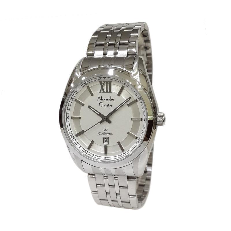 Alexandre Christie Classic Steel Jam Tangan Pria [8501]