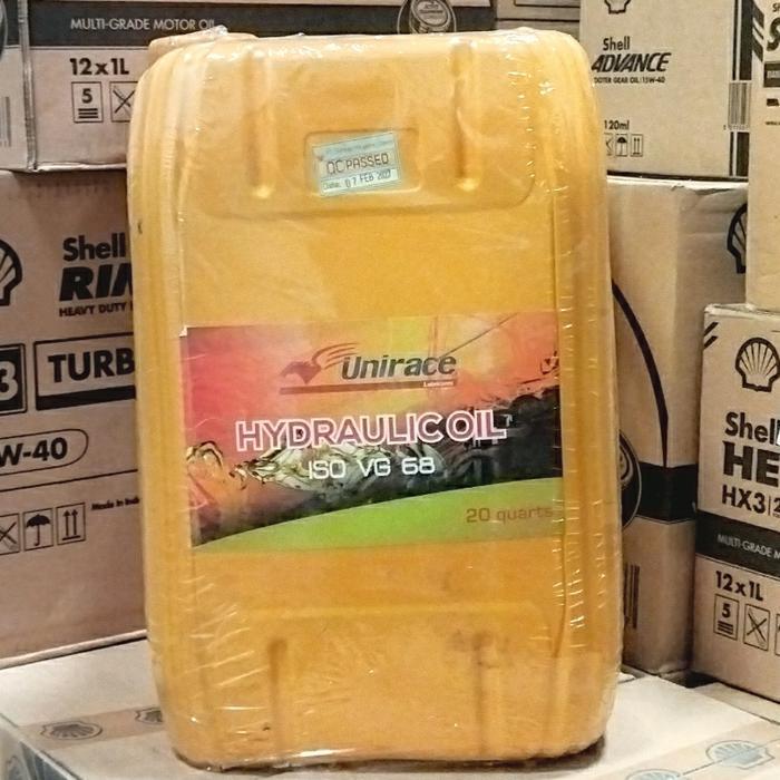 OLI HIDROLIK / HYDRAULIC UNIRACE HYDRAULIC ISO VG 68 19 LITER