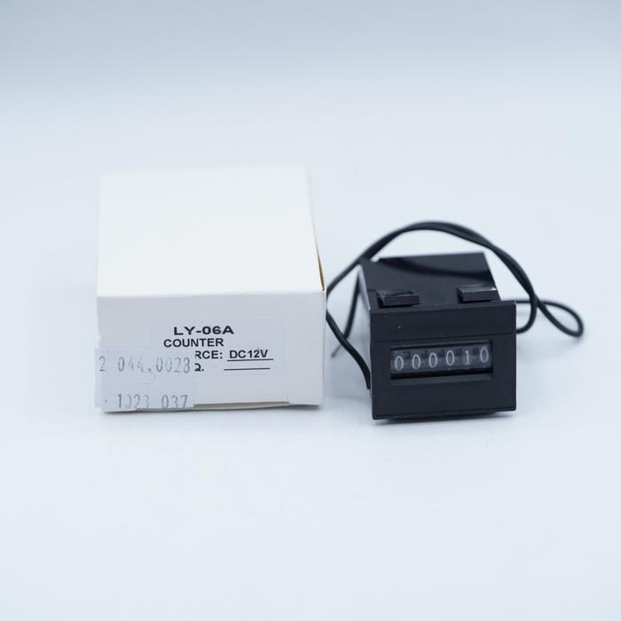 Counter Ly-06A Dc 12V 6 Digit Counter Digital Counter Mechanical Counters Electromagnetic Pulse