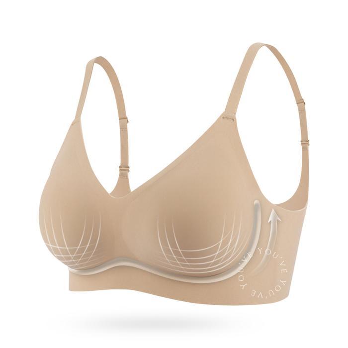Sorella - Bh Bra Wanita Bahan Seamless Wireless Bra Bh Tanpa Kawat Busa Sedang Pushup Bra 3 Kaitan