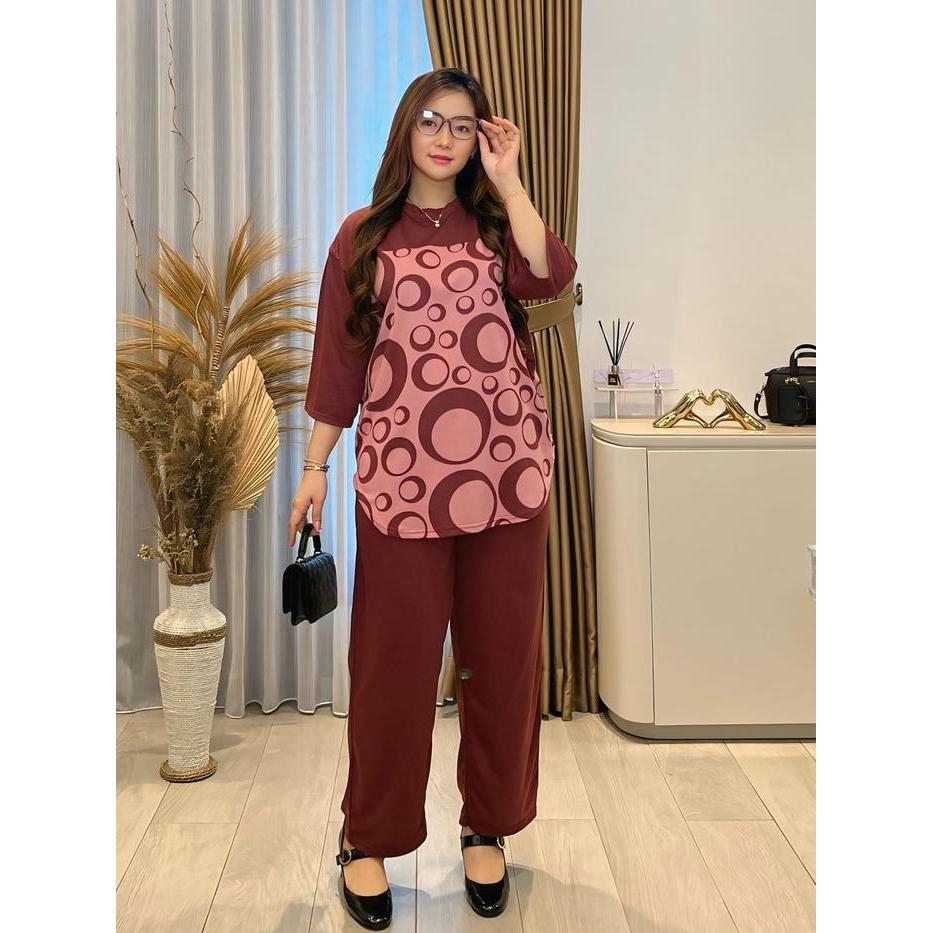 "New" Setelan Wanita LD120 Oneset Pakaian Wanita Fashion Muslim SR5972