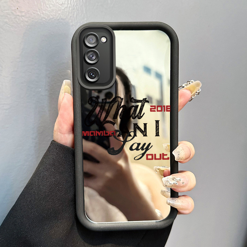 Casing Hp Samsung S24 FE S20 FE Samsung S21 FE Case Casing Kartun Mesin Pola Kasus cermin tangga Kas