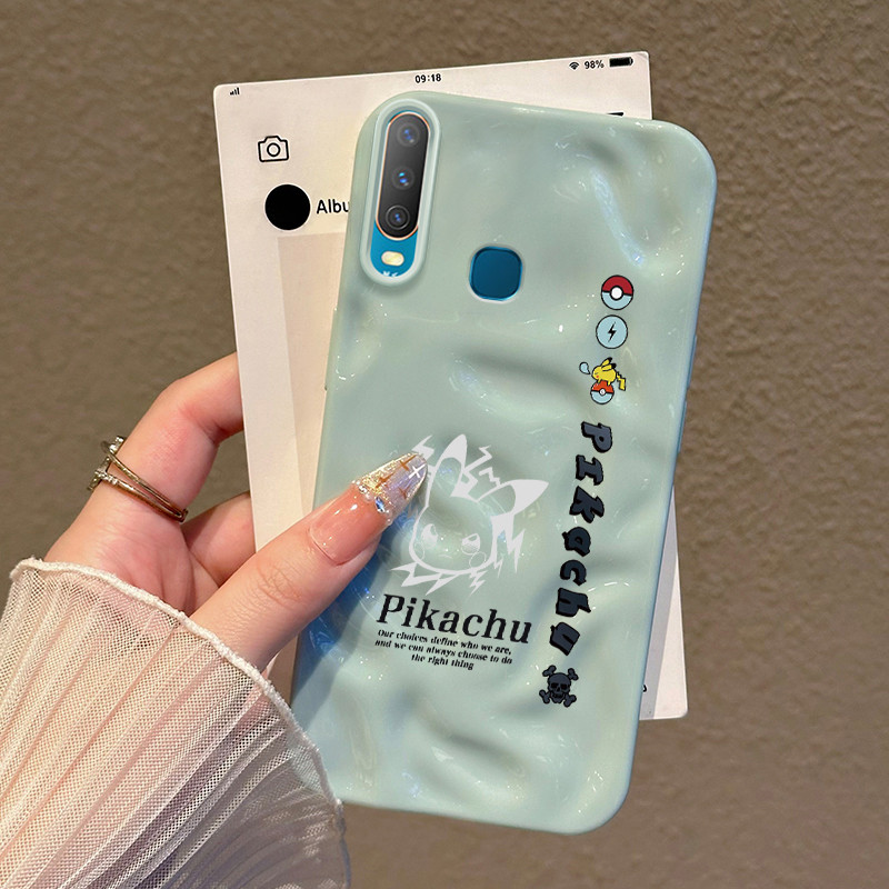 Casing Hp Untuk VIVO Y17 Y15 Y12 Y12i Y3 Y3s 2020 Case Casing HP Softcase Silikon ponsel Anti-sidik 