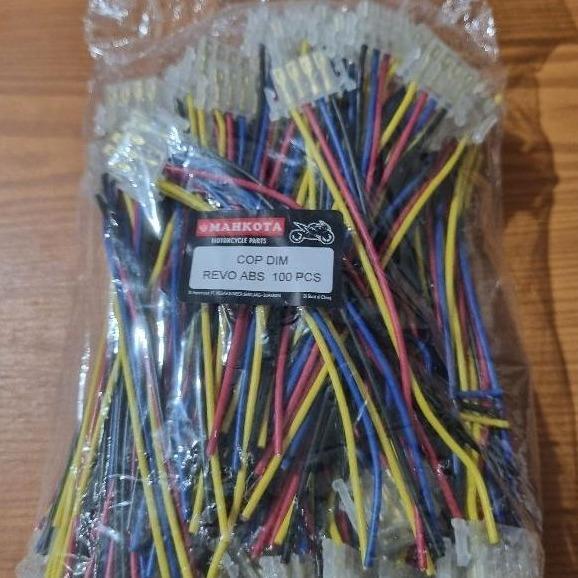 "New" Socket Soket Saklar Kabel Lampu Dim On Off Motor 4 Pin Untuk Motor Beat Fi Injeksi Vario Revo