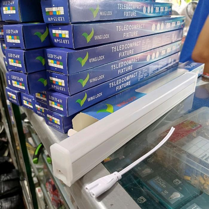 T5 Led TL 30cm 60cm 90cm dan 120cm Led Tube biru , kuning , dan putih lampu neon panjang etalase