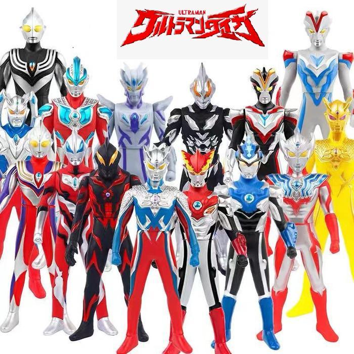 Mainan Ultraman Bahan Karet 23cm Action Figure