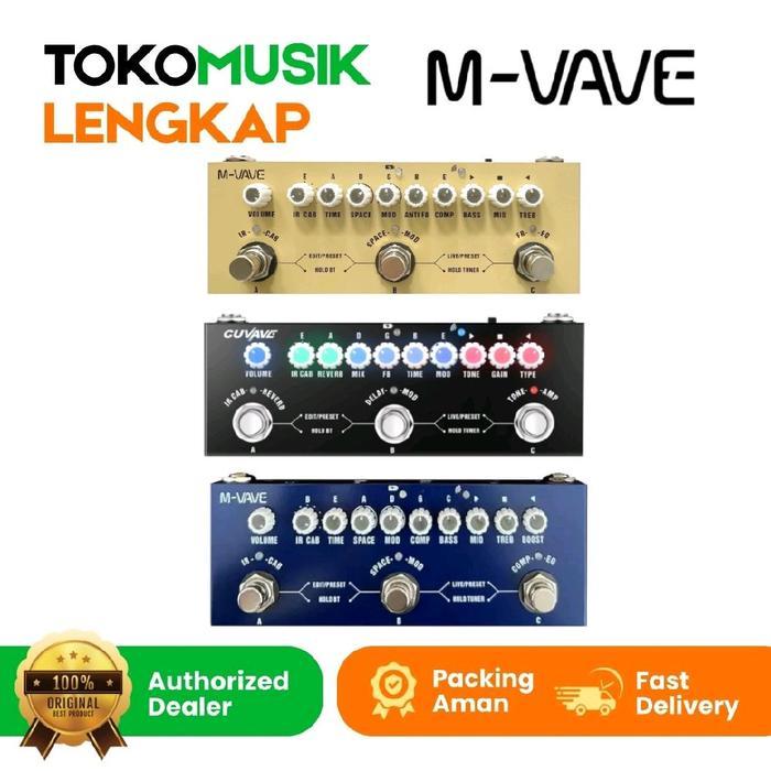 M-Vave Cube Baby Elektrik Pedal Multi Efek Gitar M Vave Cube Baby Bass Effect MVave Cube Baby