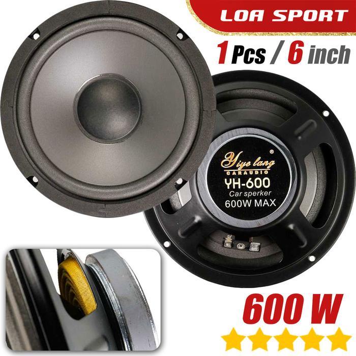 Ready Speaker Mobil Woofer 6 Inch 600 Watt 4 Ohm Big Bass High Performance