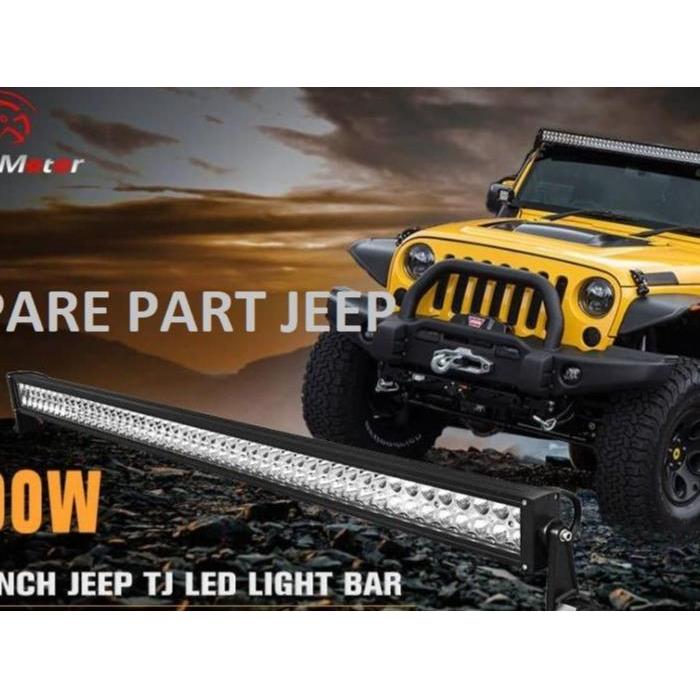 Light Bar Led 5D Double Row Offroad 52 Inch 300 Watt Spot + Flood