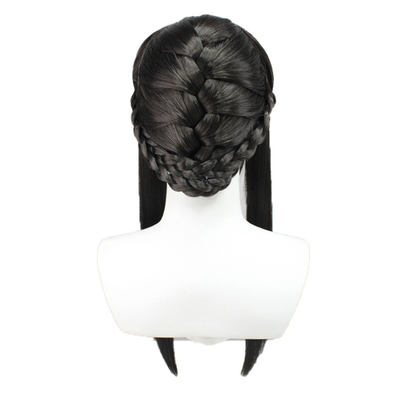 Manga SpyFamily Cosplay Yor Forger Long Black Cosplay Wig SpyFamily Cosplay Yor Forger Black Hair