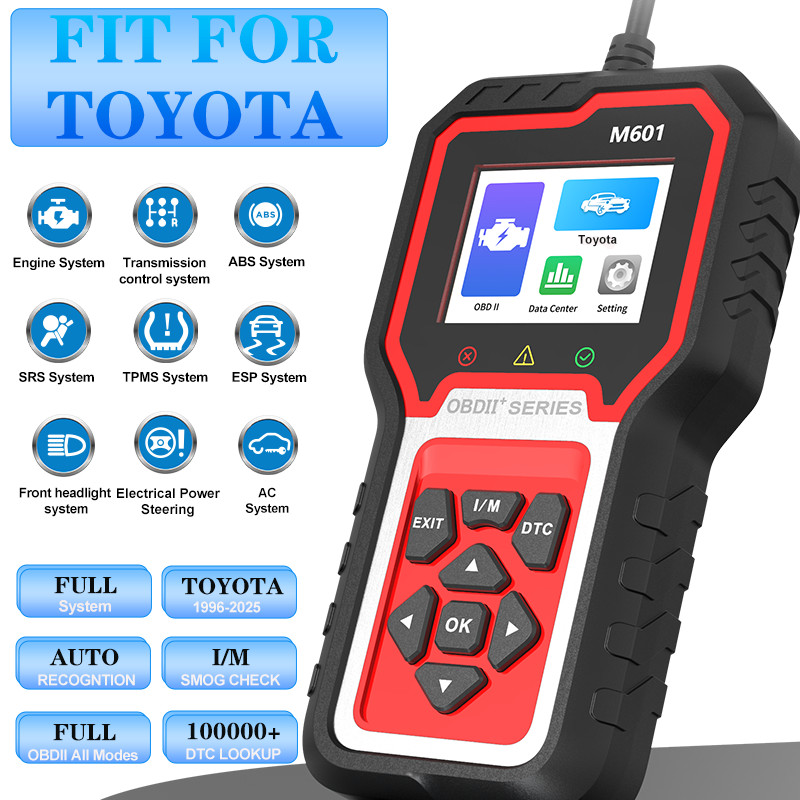 M601 Fit for Toyota Scanner Code Reader for Toyota Advanced OBD2 Scanner Auto V-I-N Full System