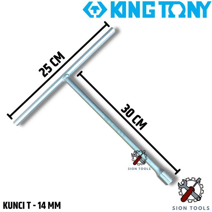 KING TONY KUNCI T 14 MM / KUNCI SOK SOCK T
