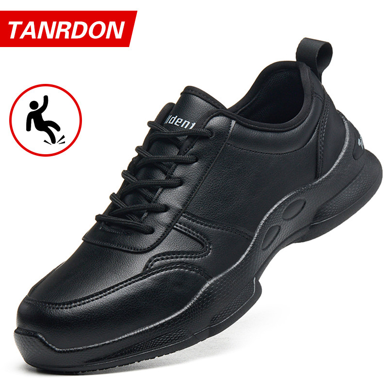 Chef's shoes, anti slip and oil resistant casual shoes, anti slip restaurant work shoes