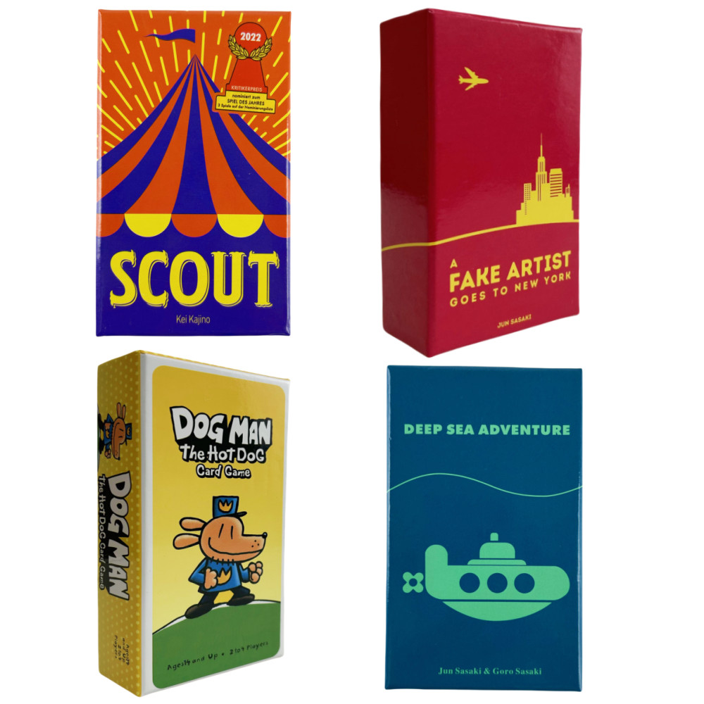 New Scout Card Game Circus Scout Board Hot Dog Game Goes To New York Deep Sea Deck For Party Playing