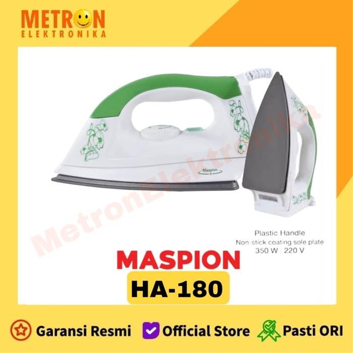 PROMO MASPION HA-180 DRY IRON / SETRIKA HA 180 / HA180MASPION HA-180 DRY IRON / SETRIKA HA 180 /