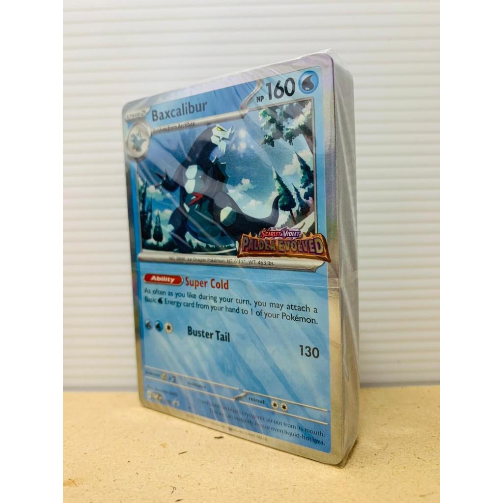Black Star Promo Baxcalibur Paldea Evolved Sealed Pokemon English Inggris