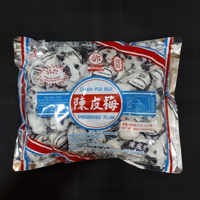 Manisan Plum Tang Hoi Moon Kee Chan Pui Mui 400Gr Hongkong