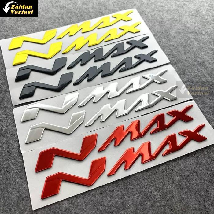 "New" Emblem Nmax Timbul - Stiker Sticker Nmax New Old Logo 2022 2023 Full Body Polos Simple Jepang