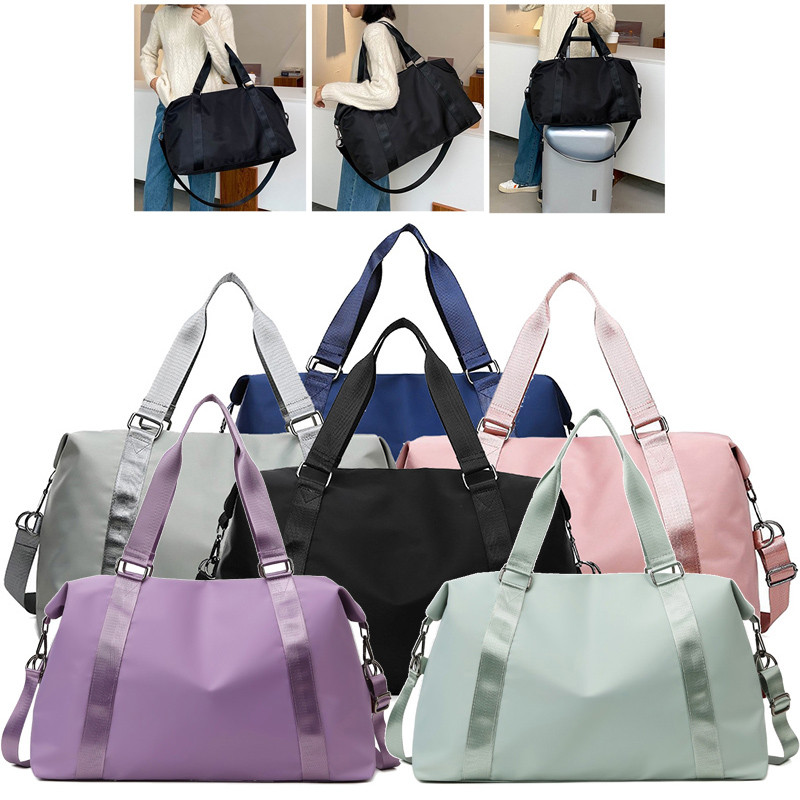 Women's Large Travel Bag Multi-Functional Duffle Tote Bag Handbags Nylon Waterproof Shoulder Bag