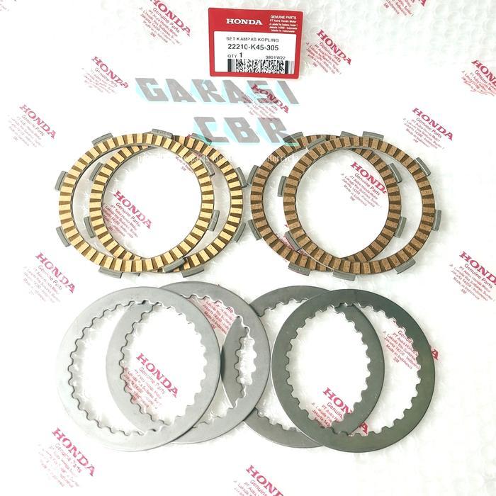 22210K45305-Kampas Kopling Set Cbr -Set Disk Clutch Cbr 150R K45N K45R