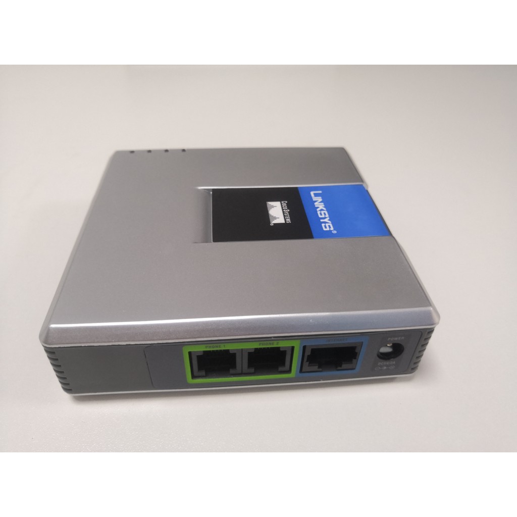 New Unlocked PAP2T SIP VOIP Phone Adapter with 2 FXS Phone Ports VoIP Gateway