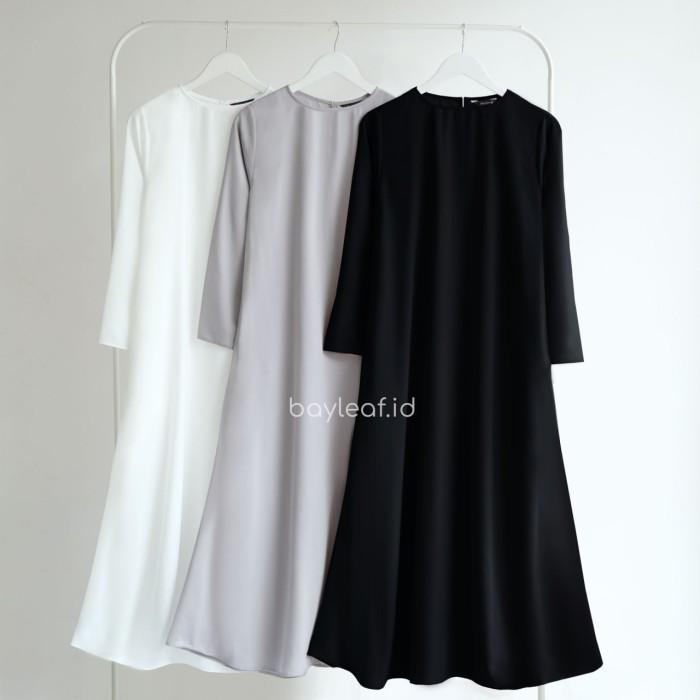 Bayleaf.id [Big Size] Aera Inner Maxi Dress Lengan Panjang Gamis Basic