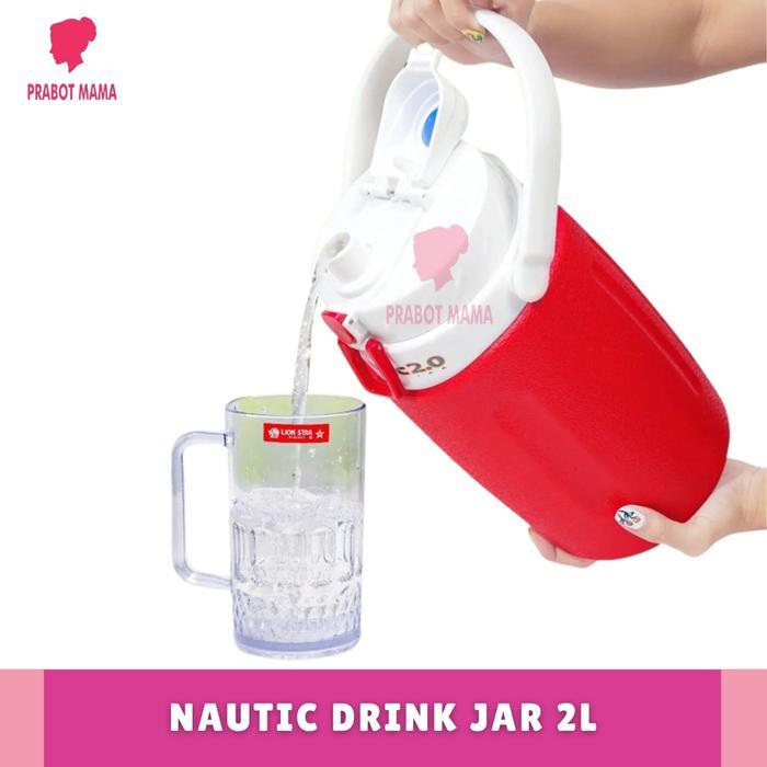 Tempat Air Minum Portal Nautic Drink Jar 2 Liter - PRABOTMAMA / Water Jug Teko Jumbo