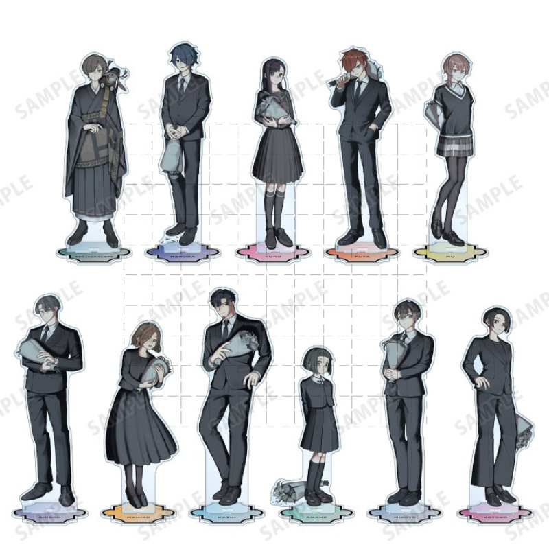 Game MILGRAM Acrylic Stand Doll Anime Mahiru Kazui Yuno Mikoto Amane Shidou Es Haruka Figure Model