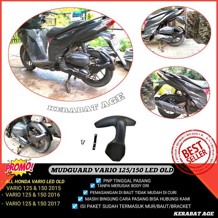 Menarik Mud Guard Vario 150/125 Led Old Modifikasi Custom Spakbor Terlaris