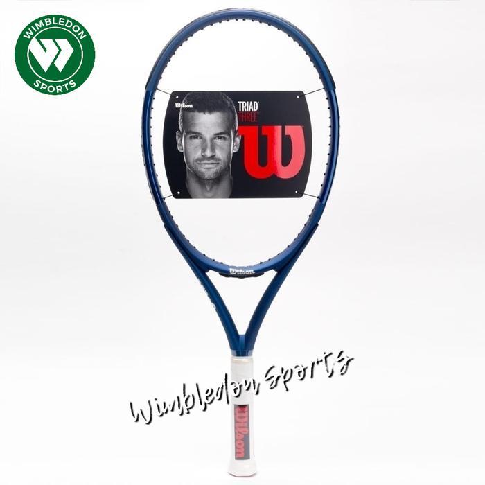 NEW Raket Tenis WILSON TRIAD THREE/ TRIAD 3/ T3 NEW BASALT Original