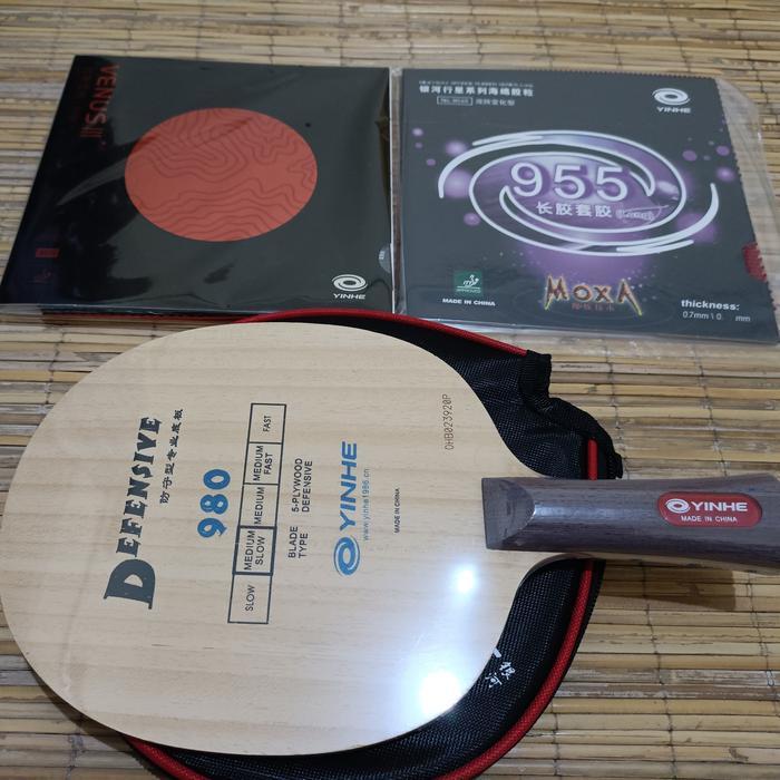 PAKET BET TENIS MEJA YINHE 980 DEFENSIVE ORIGINAL