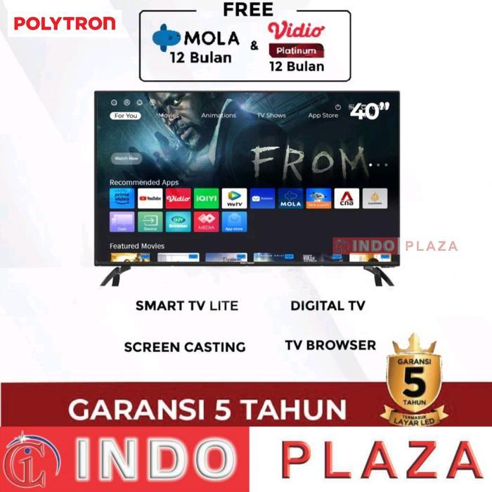 TV POLYTRON 39 / 40 Inch PLD-40CV8969 SMART DIGITAL - KURIR TOKO/EKSP