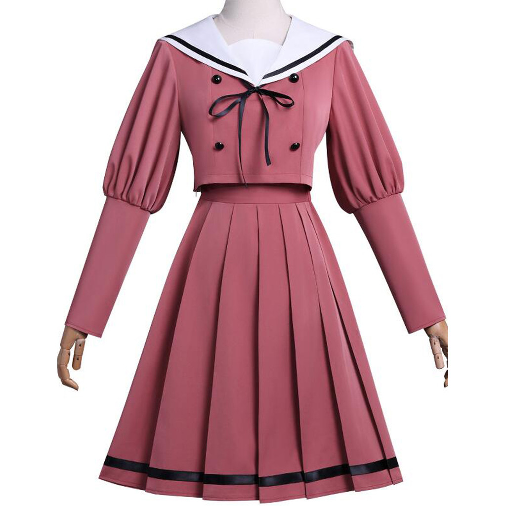 Anime Womens Suit Cosplay Waguri Kaoruko Costume Coat Skirt Outfit Halloween Christmas Suit