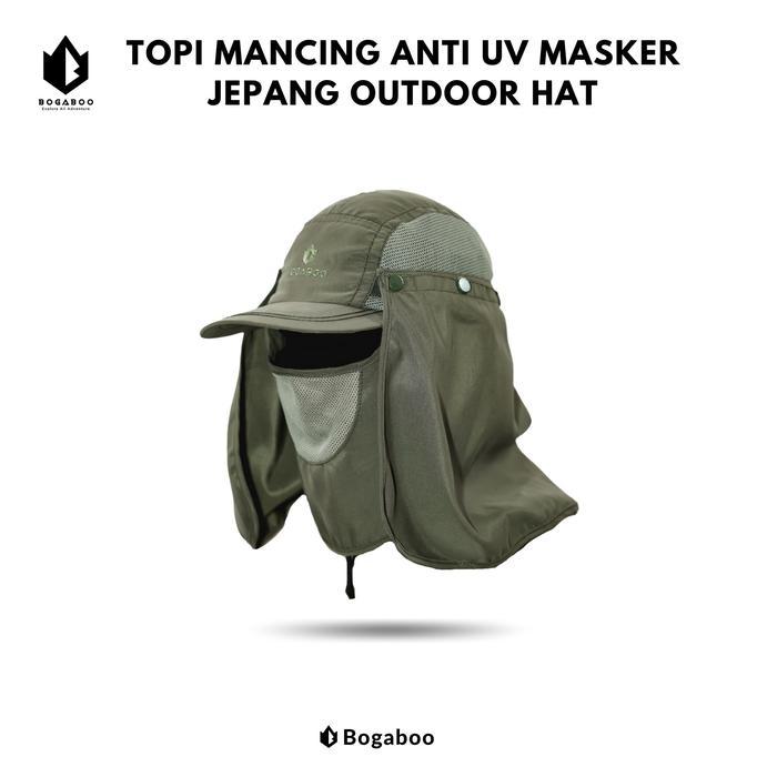 Eiger - topi mancing masker Jepang - topi mancing anti panas - topi pancing Outdoor